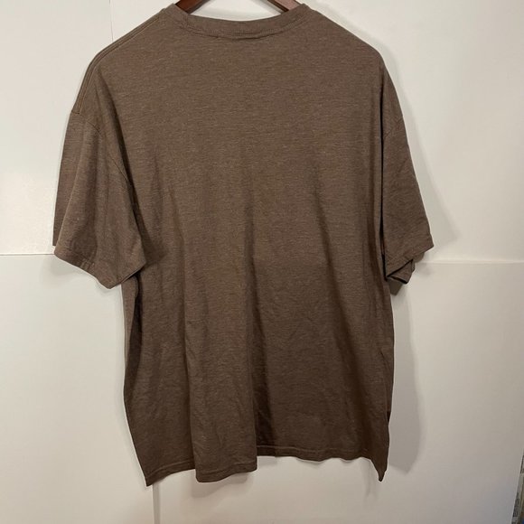 Volcom Mens T Shirt Size XL Logo Volcom Stone Brown Casual - Picture 6 of 10